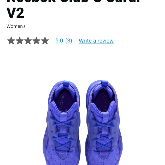 Cardi's edition Reebok - Picture 1 of 6